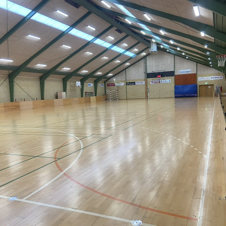 Hal hvor man kan spille badminton